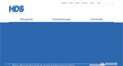 Desktop Screenshot of hds-messtechnik.de