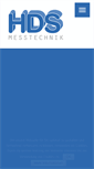 Mobile Screenshot of hds-messtechnik.de